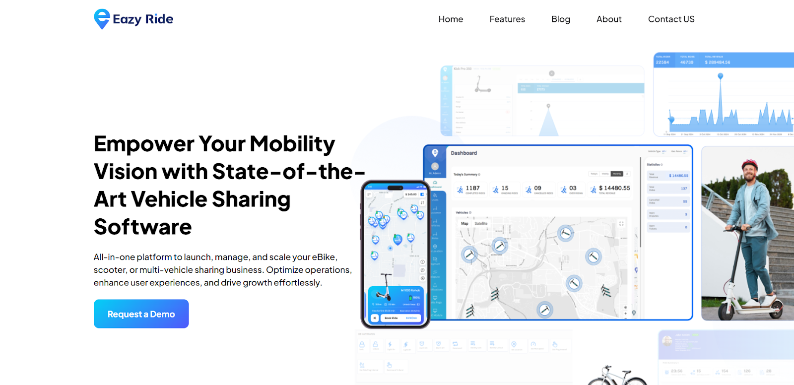 Eazy Ride Supports Effective Scooter Parking Management