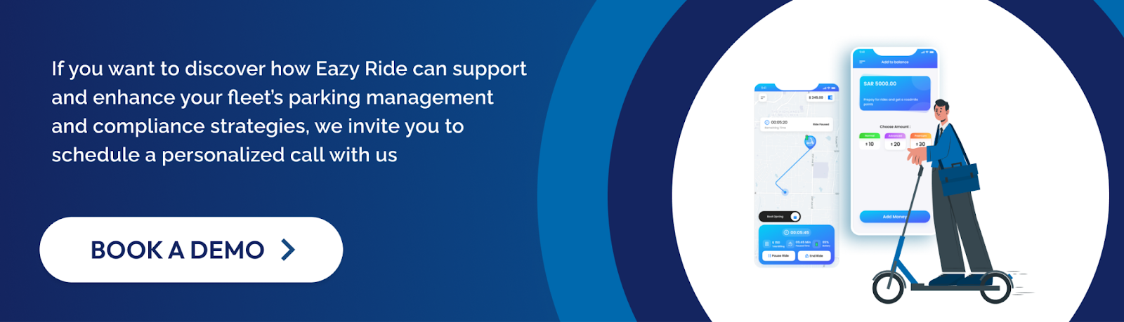 Eazy Ride can support and enhance your fleet’s parking management and compliance strategies