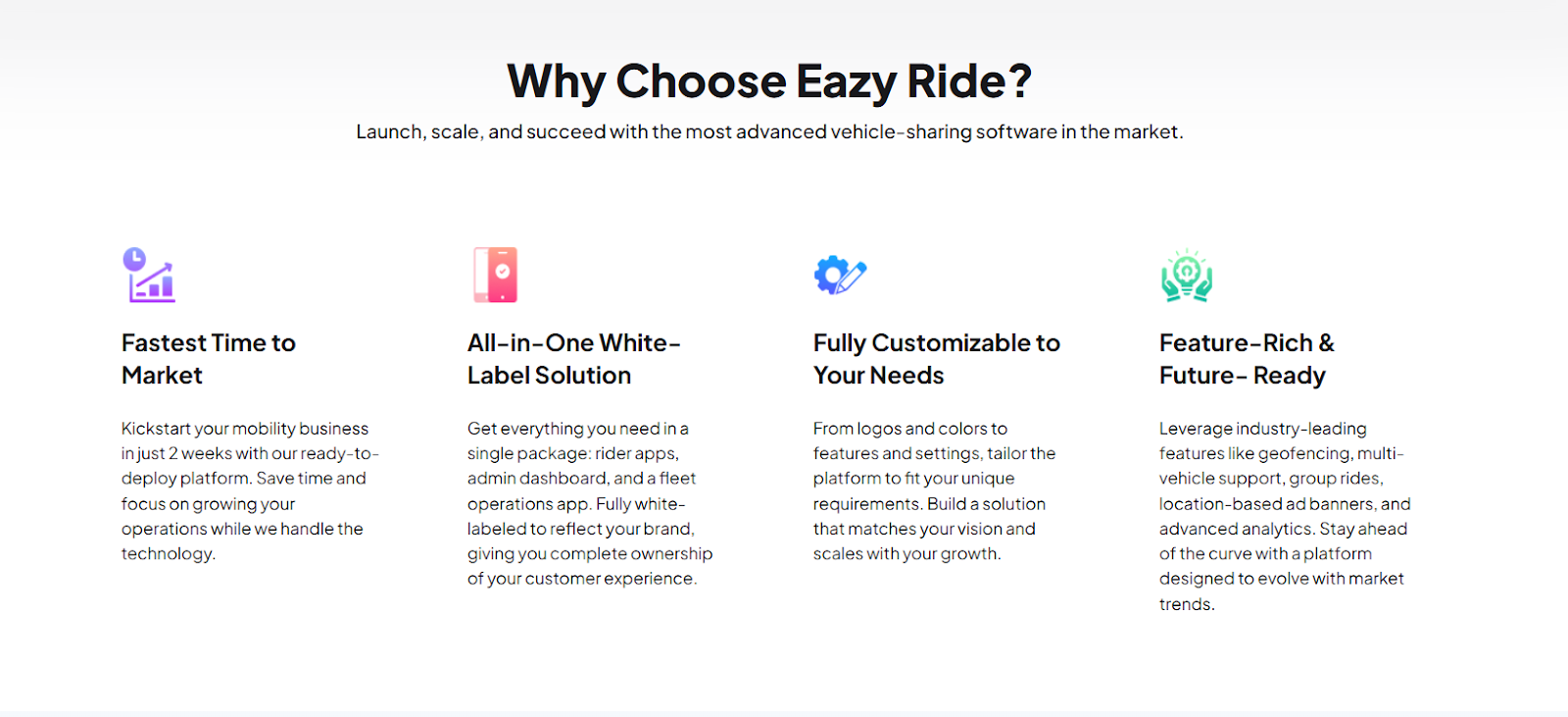 EazyRide- Empowering the Future of Mobility