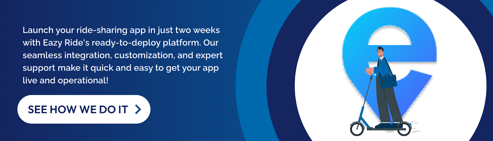 Launch your ride-sharing app in just two weeks with Eazy Ride's ready-to-deploy platform