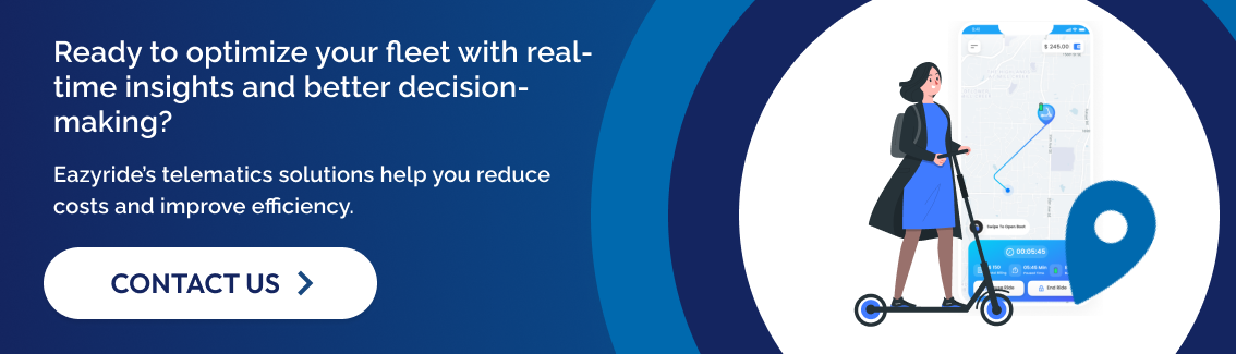 Eazyride’s telematics solutions help you reduce costs and improve efficiency