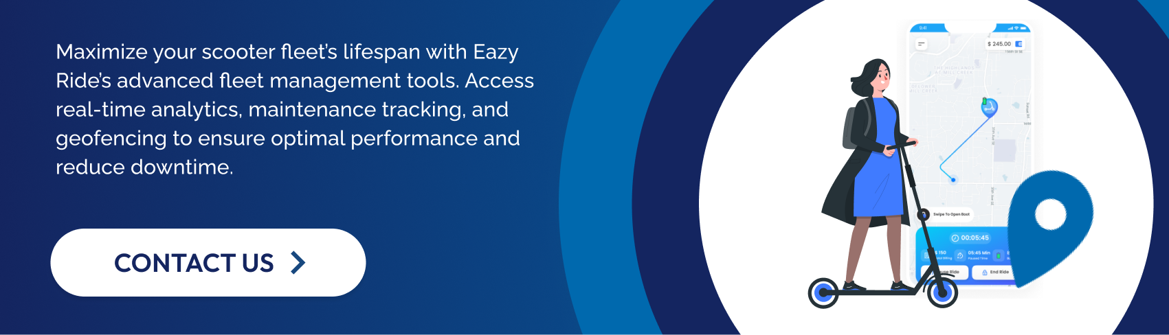 EazyRide fleet management for scooter performance and maintenance