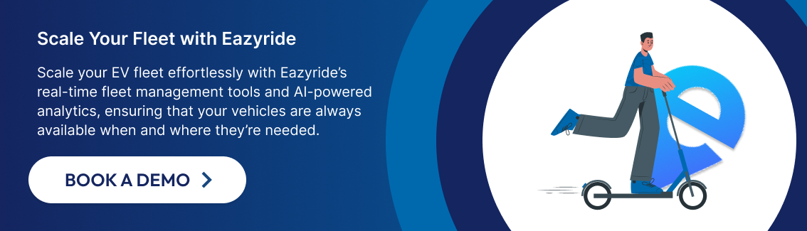 Eazyride EV fleet management with real-time tracking and AI analytics