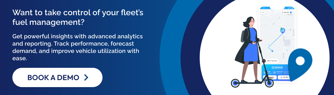 Advanced analytics and reporting for fleet performance and demand tracking