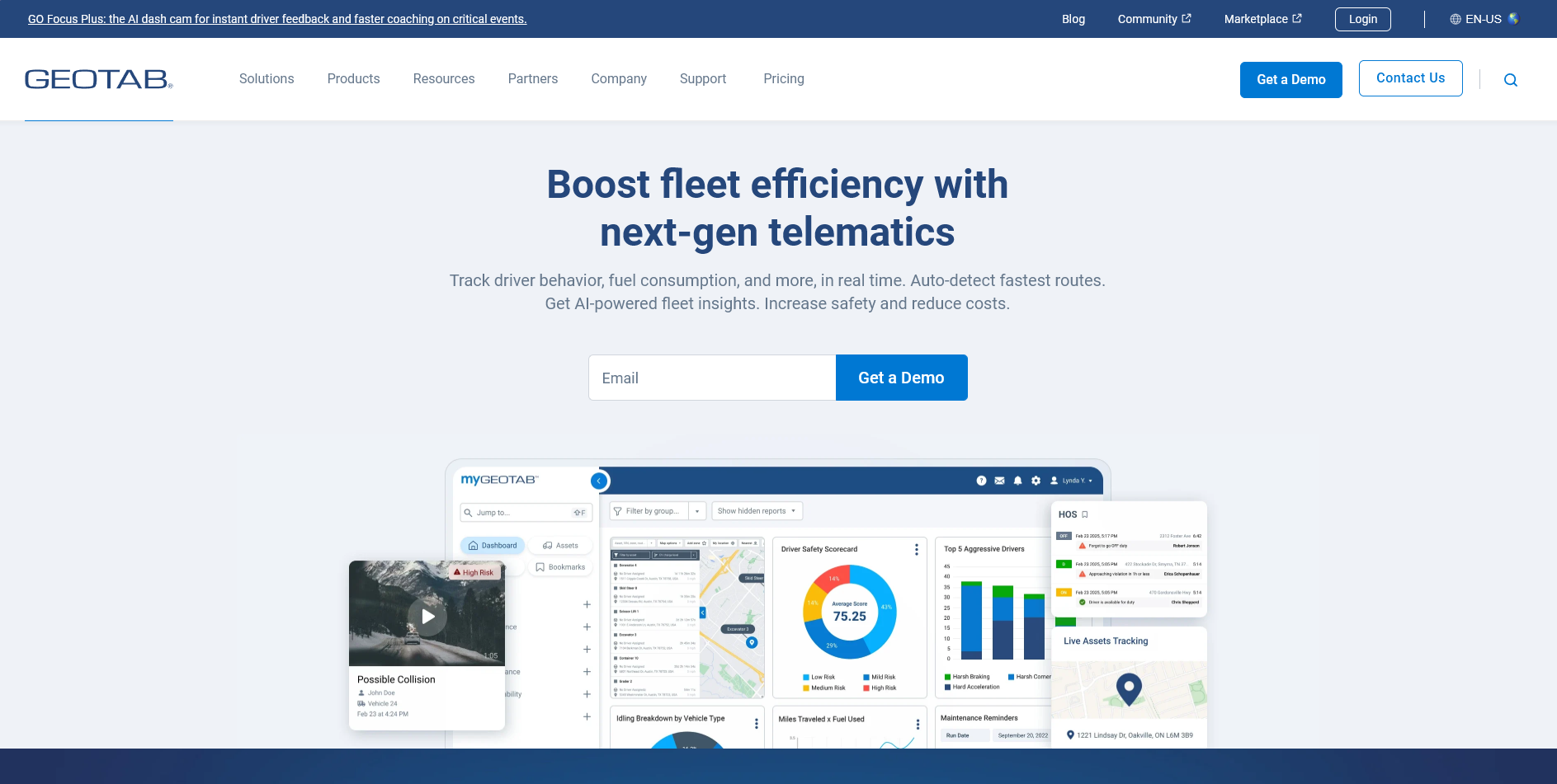 Geotab - Boost fleet efficiency with next-gen telematics