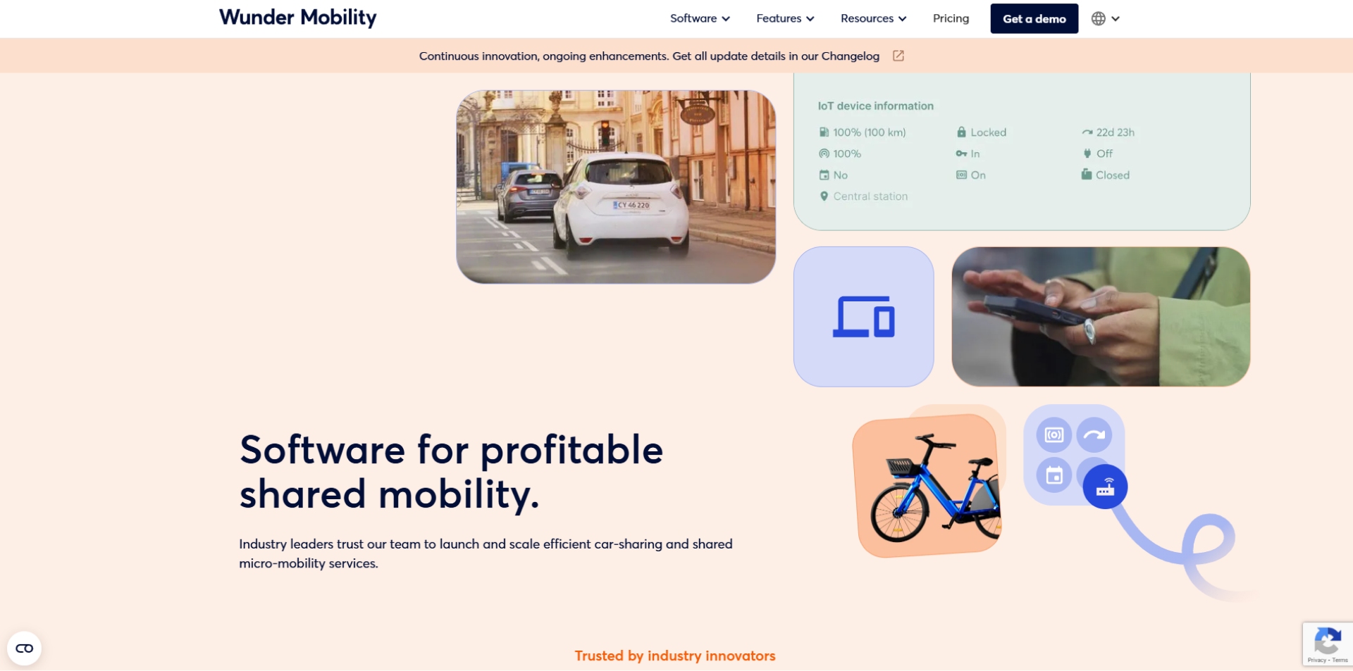 Software for profitable shared mobility