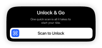Unlock and go notification